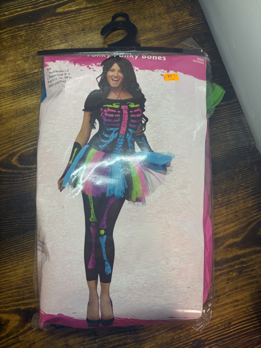 Skeleton Costume Women‎ Size Medium